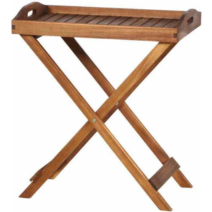 Siena Garden, Gartentisch + Balkontisch, Beistelltisch Akazie geölt (60 cm)