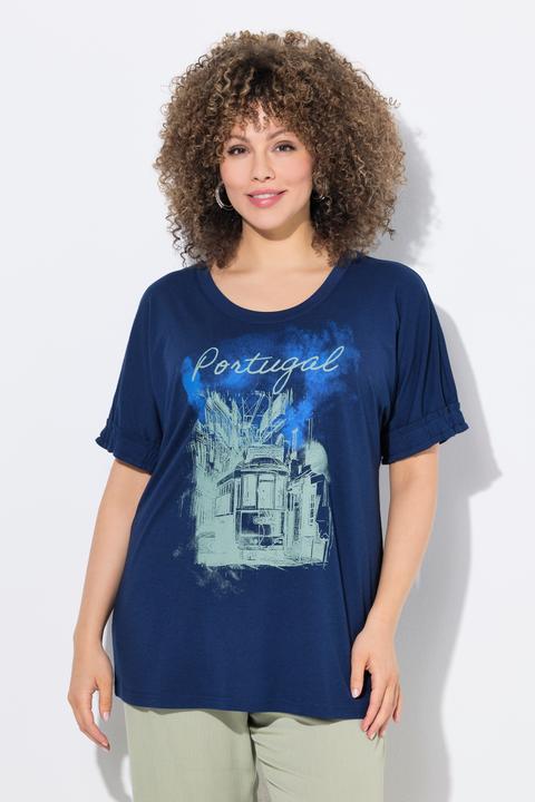 Produktbild Ulla Popken T-Shirt, Portugal, Oversized, Rundhals, Halbarm (62)