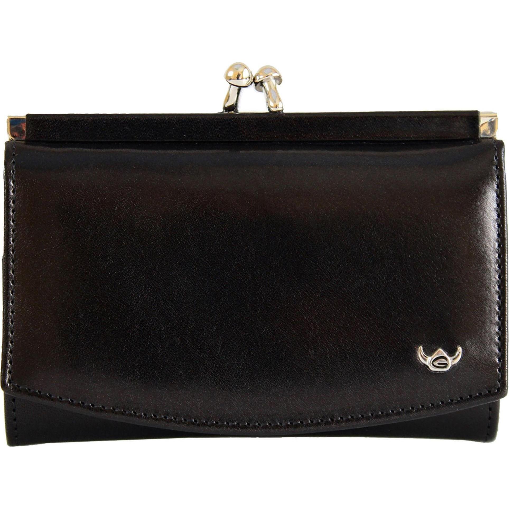Golden Head, Damen, Portemonnaie, Colorado Geldbörse RFID Leder 12 cm, Schwarz