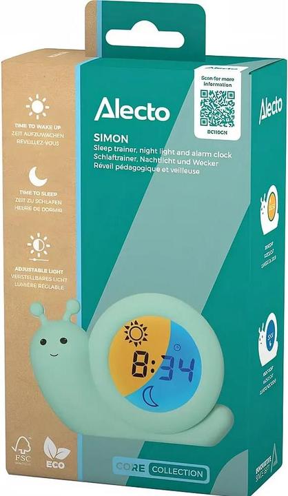 Actual product image Alecto Baby alarm clock