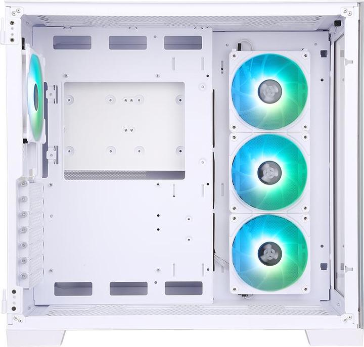 Actual product image Itek Boitier Moyen Tour ATX Dark Cave RGB avec panneau vitré (Blanc) (ATX, mATX, Mini-ITX)