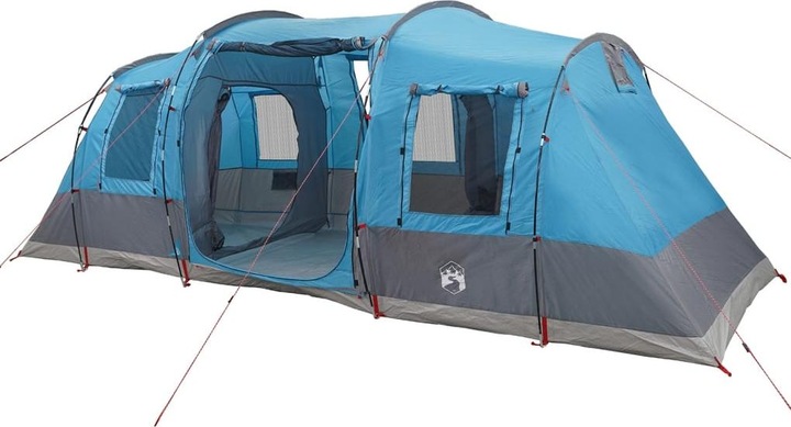 Actual product image VidaXL Tunnel family tent 6 persons Waterproof (Tunnel tent, 11.15 kg, 6 persons)