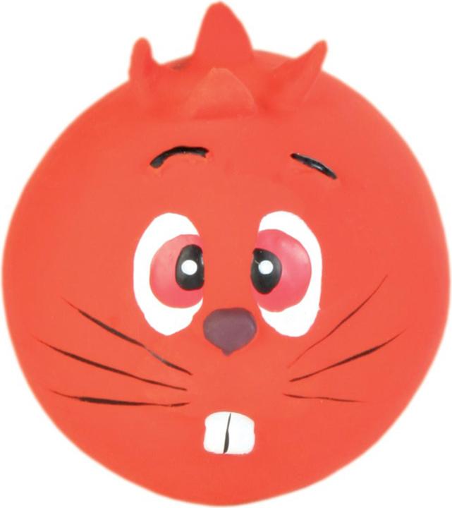 Produktbild Trixie Latex Faces D=6cm mit Quietscher (Ballspielzeug Hund)