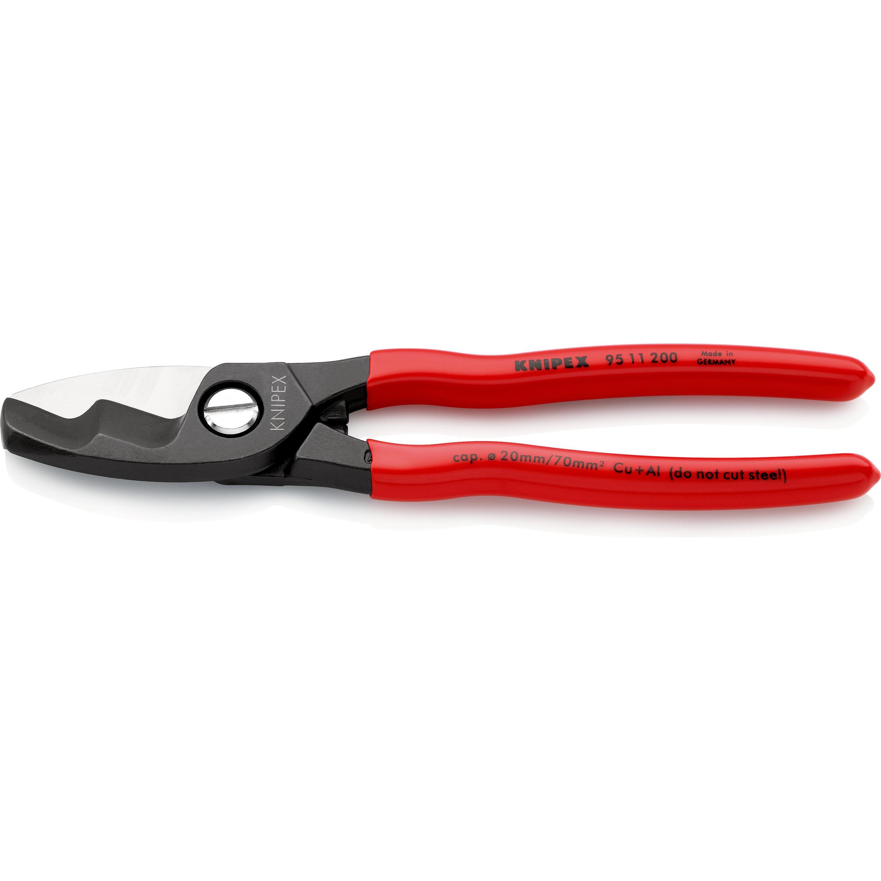 Thumbnail - Knipex, Bolzenschneider + Seitenschneider, Kabelschere (200 mm)