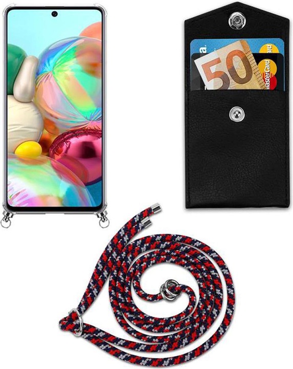 Produktbild Cadorabo TPU Handy Kette SILBER Cover