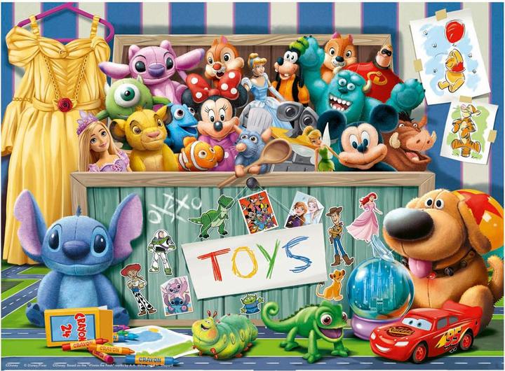 Productafbeelding Ravensburger Kinderpuzzle 100 XXL Teile - Disney Pixar Multicharacter (100 onderdelen)