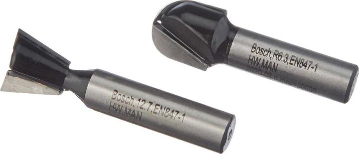 Produktbild Bosch Zubehör HM-Fräser-Set mit 8 mm Schaft, 6-teilig