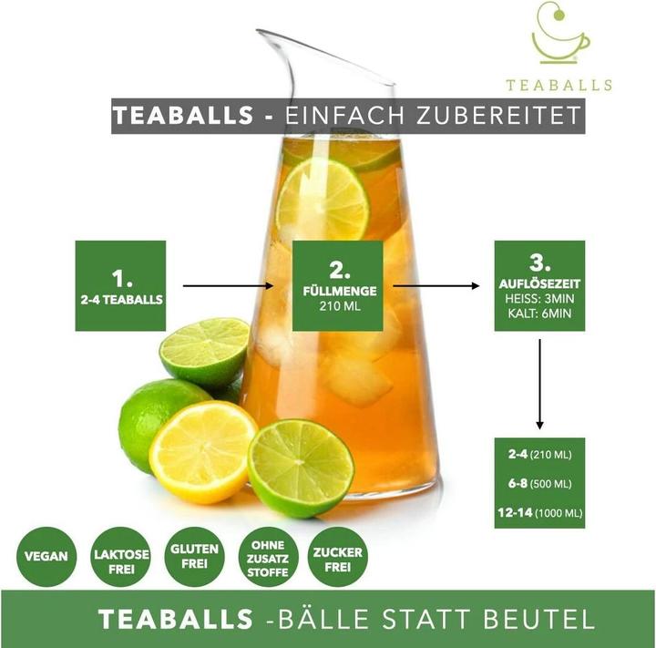 Produktbild Teaballs Ingwer Naturtrüb 140 Stück (70 g)