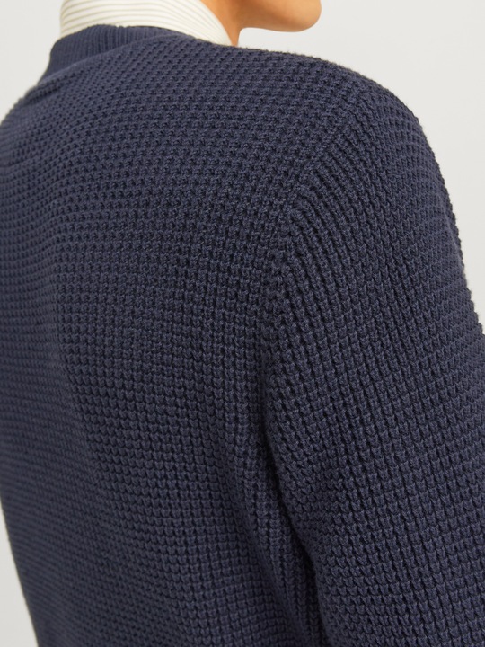 Produktbild Jack & Jones Einfarbig Strickpullover mit Rundhals Strickpullover mit Rundhals (S)
