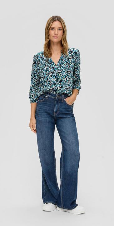 Produktbild S.Oliver Bluse Tunikabluse mit All-over-Print (36)