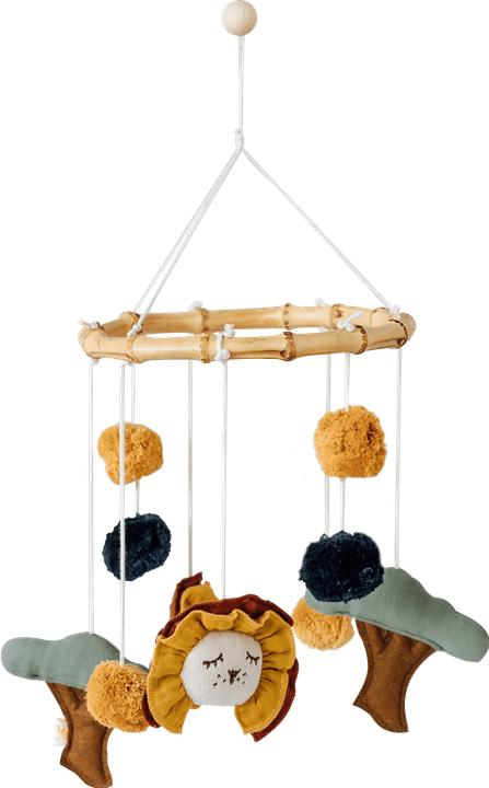 Produktbild Kikadu Mobile Löwe mit Holzring