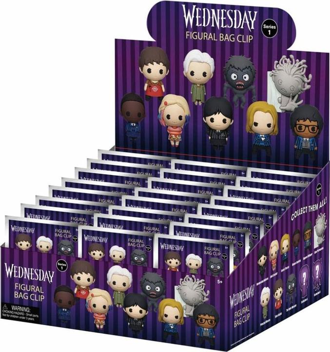 Actual product image Monogram Int. Wednesday PVC bag tags Series 1 Display (24)