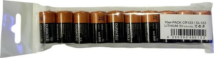 Produktbild Duracell Cr-123a (10 Stk., CR123A, 1400 mAh)