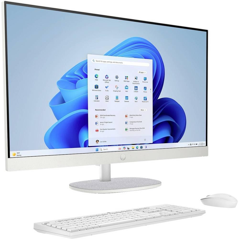 HP AIO 24-cr2052ng (Intel Core Ultra 5 225U, 8 GB, 512 GB), PC, Weiss