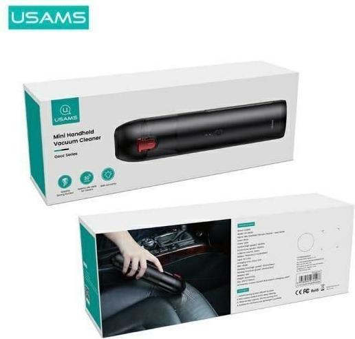 Produktbild Usams Odkurzacz mini bezprzewodowy Geoz series 65W bialywhite MNXCQZB23402 US-ZB