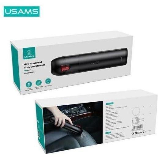 Usams Odkurzacz mini bezprzewodowy Geoz serie 65W bialywhite MNXCQZB23402 US-ZB, Aspirapolvere, Bianco