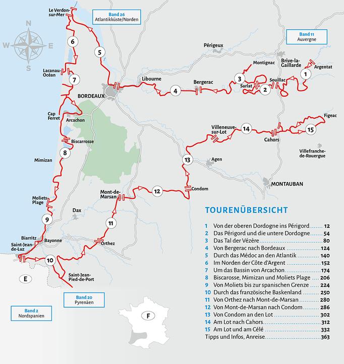 Image du produit Entdeckertouren mit dem Wohnmobil Südwestfrankreich (Allemand, Andrea Miner, Stefanie Holtkamp, 2025)