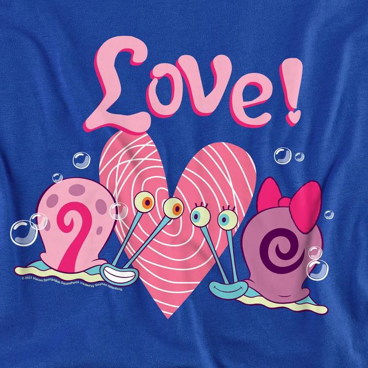 Immagine prodotto Spongebob Squarepants Valentine's Love Felpa Gary e Snellie Adulto Unisex (L)