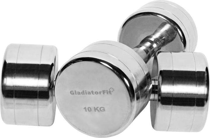 Image du produit Gladiatorfit Chromhantel (2 x 10 kg)