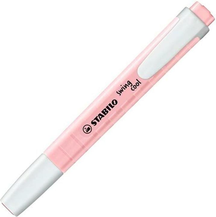 Actual product image STABILO Highlighter - swing cool Pastel - pack of 10 - rosy blush (Rosy blush, 4 mm, 10 x)
