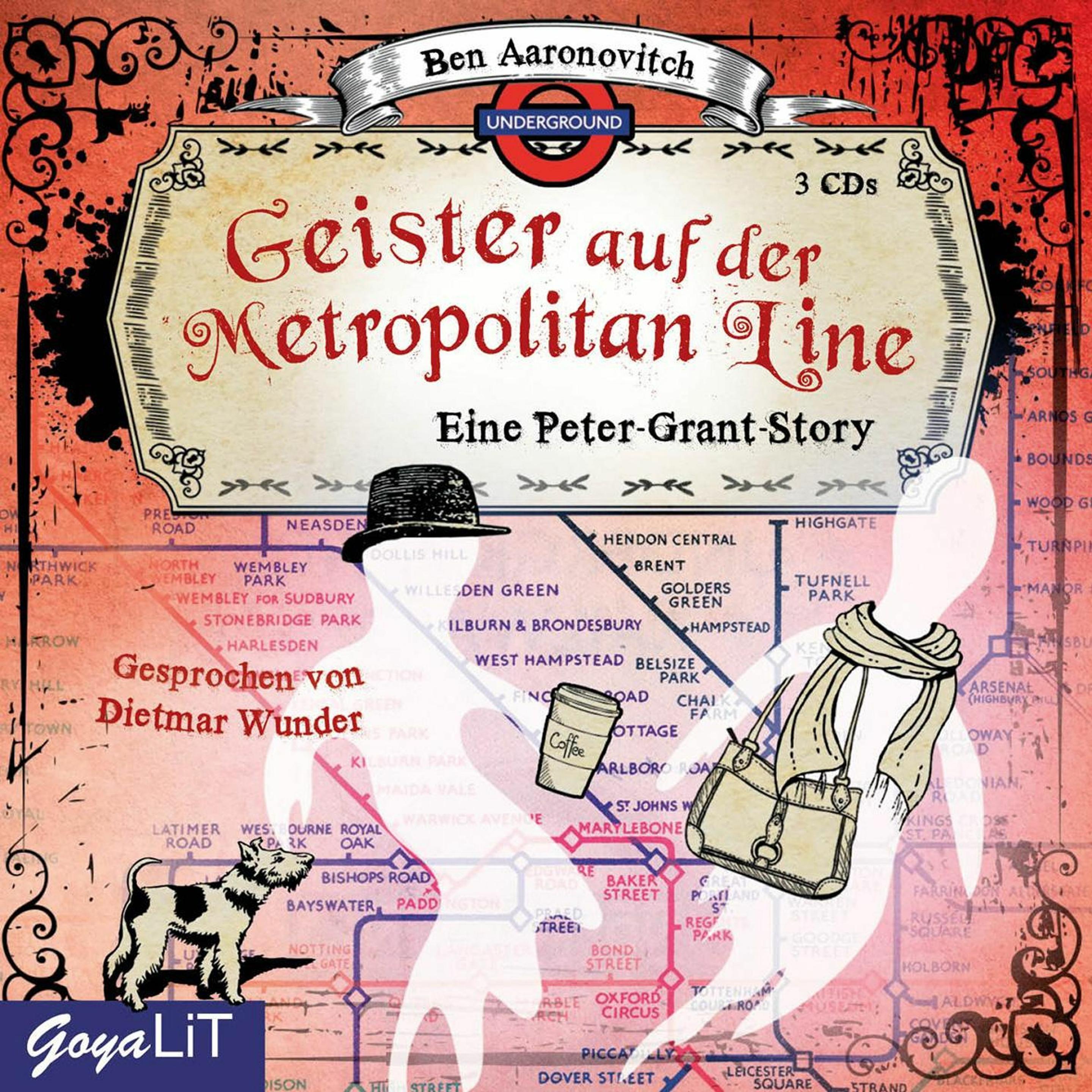 Geister auf der Metropolitan Line, Belletristik von Ben Aaronovitch, Dietmar Wunder