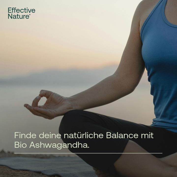 Actual product image Effective Nature Organic Ashwagandha Extract KSM-66 (120 pcs., Pills, 36 g)