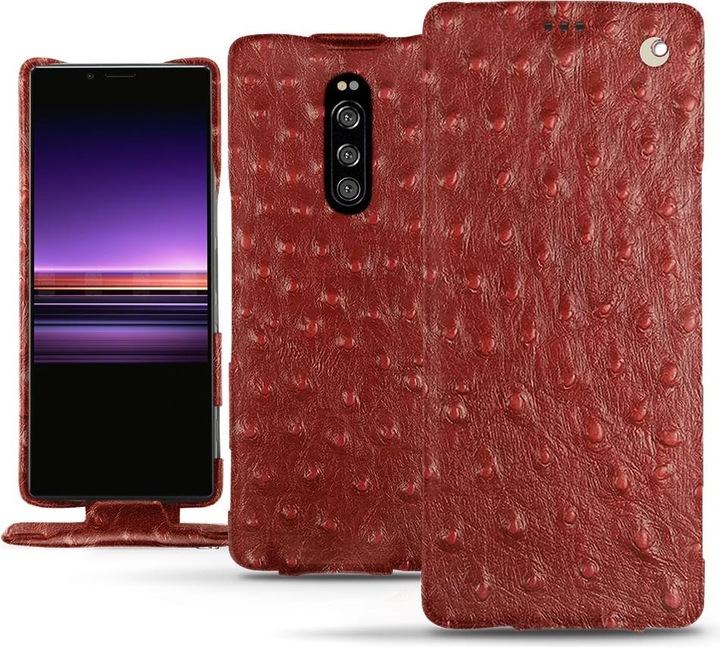 Actual product image Noreve Leather cover vertical (Sony Xperia 1)