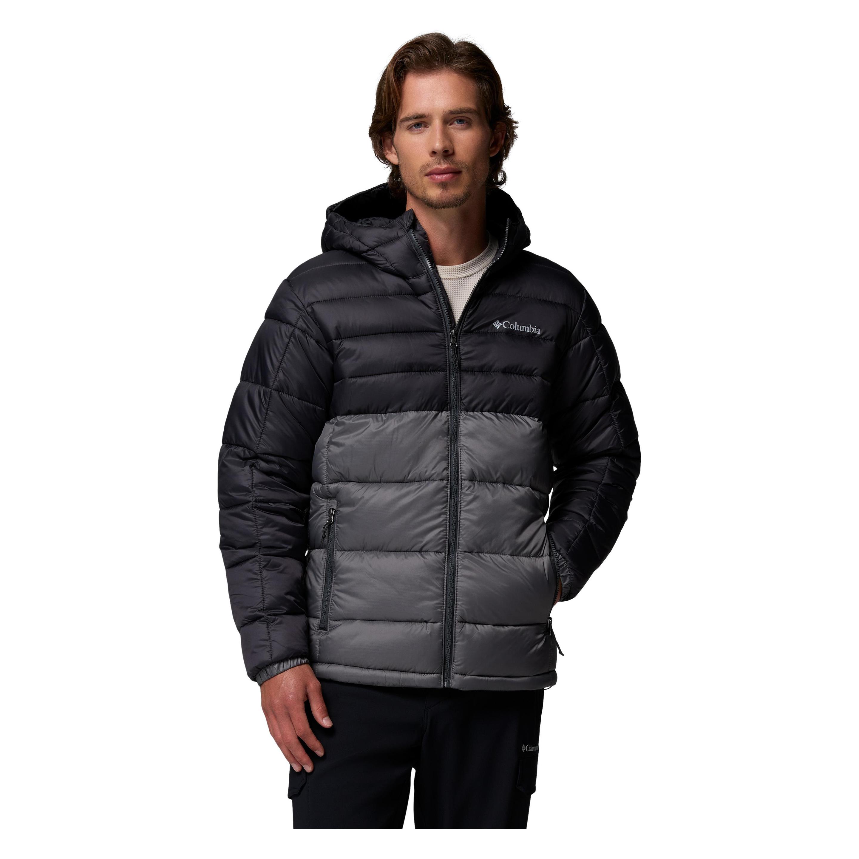 Columbia, Herren, Winterjacken, Buck Butte™ Ii Insulated Hooded Jacket, Grau, (M)