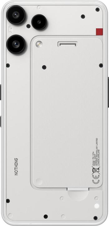 Actual product image Nothing Phone (3a) Lite (128 GB, Weiss, 6.67", 50 MP, 5G (128 GB, White, White, 6.77", Dual SIM, 5G)