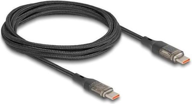 Actual product image Delock USB 2.0 data and fast charging cable USB Type-C plug (2 m, USB 2.0, 100 W)