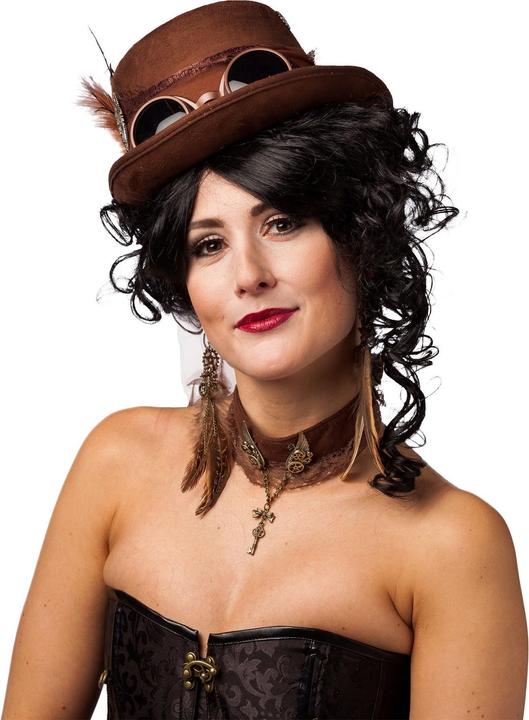 Produktbild Orlob Steampunk Ohrringe m. Federn
