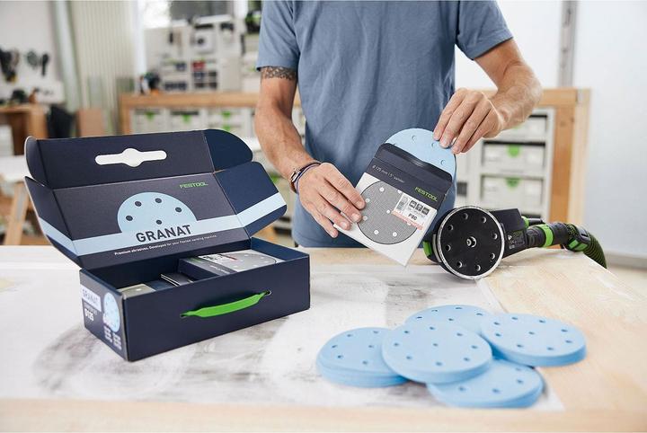 Produktbild Festool Schleifmittel D125 GR-Set (120, 180, 220, 320, 60, 80, P 80+)
