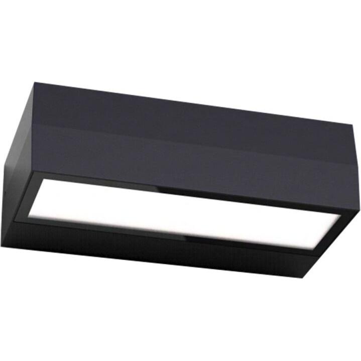 Dotlux, Gartenbeleuchtung, 5297-098060 Wandleuchte BRICK 15W COLORselect schwarz (IP65)