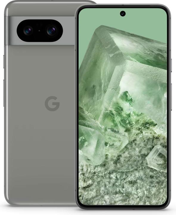 Google Pixel 8 (128 GB, Hazel, 6.20", SIM + eSIM, 50 Mpx, 5G)