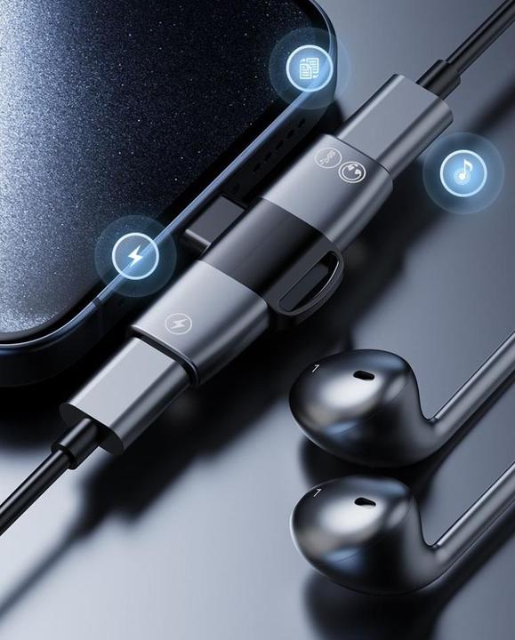 Immagine prodotto PowerGuard 2-in-1 USB-C Headphone Splitter & Charge + Sync (USB-C, USB-C)