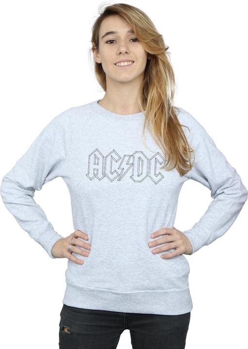 Immagine prodotto AC/DC Black Outline Logo Felpa Donna (XXL)