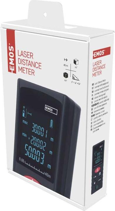 Actual product image Emos Laser Distance Meter M0502 (40 m)