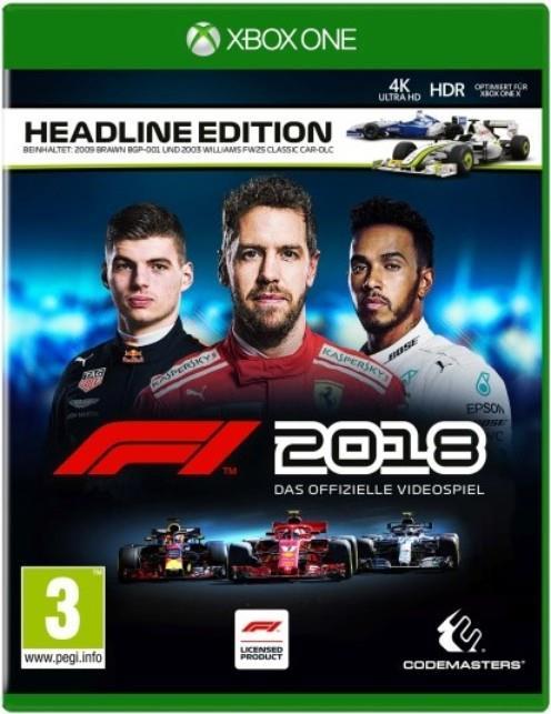 Game F1 2018 Headline Edition, Xbox One (Xbox One X, Xbox Series X)