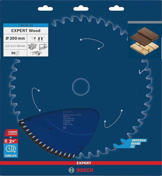Productafbeelding Bosch Professional Lama per Sega Circolare per Legno Esperto