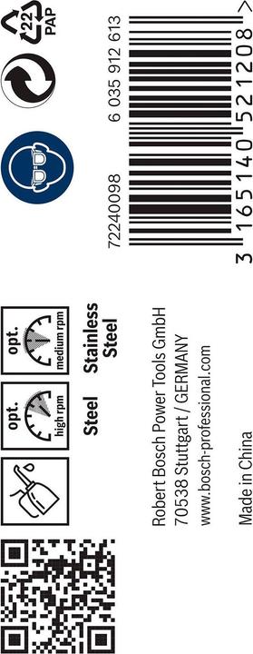 Image du produit Bosch Professional Zubehör Forets hélicoïdaux PRO Stainless Steel HSS-Co, 5 x 52 x 86 mm (5 mm)