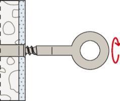 Actual product image Fischer Scaffolding eyelet GS 12x190 (25 pcs.)