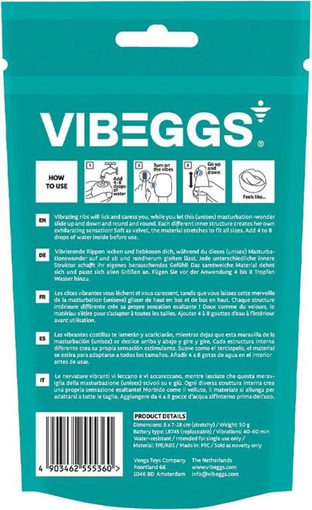 Productafbeelding Vibeggs Vibrerende masturbatiehuls