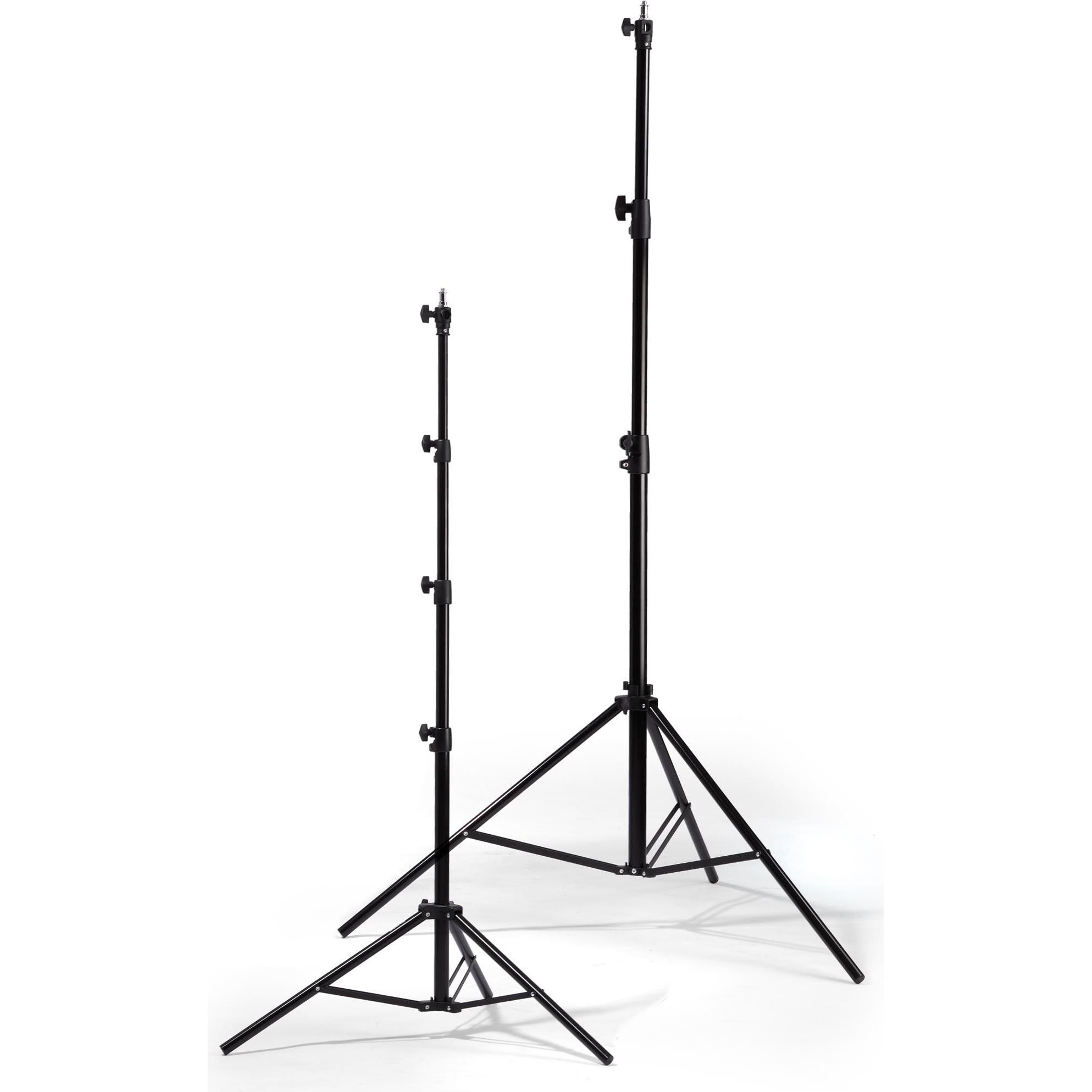 Kaiser Fototechnik Grande (290 cm, 10 kg), Treppiede per lampade + flash, Nero