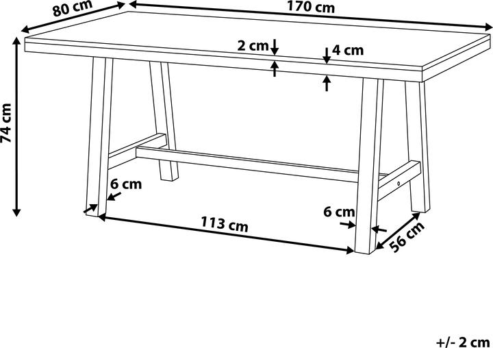 Produktbild Beliani Scania