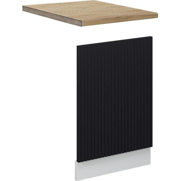 Vicco Frontblende Fame-Line, Geschirrspüler Zubehör, Schwarz