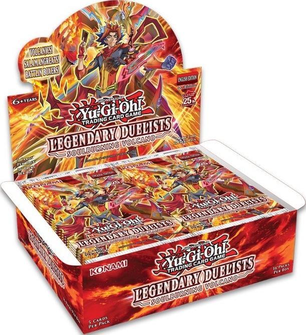 Actual product image Yu-Gi-Oh ! Legendary Duelists: Soulburning Volcano présentoir boosters (36) *ALLEMAND* (German, Booster Pack)