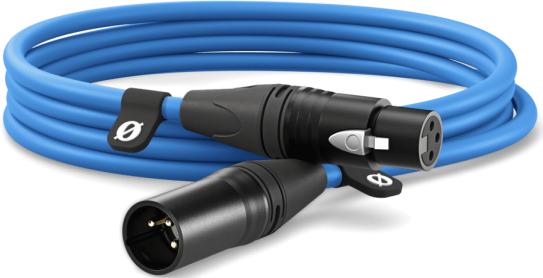 Actual product image RØDE XLR3M-B XLR cable 3m blue (new) (3 m, XLR)