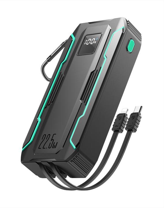 Image du produit Nextbatt Banque d'alimentation 2000mAh 22.5W avec câble USB-C+Lightning intégré