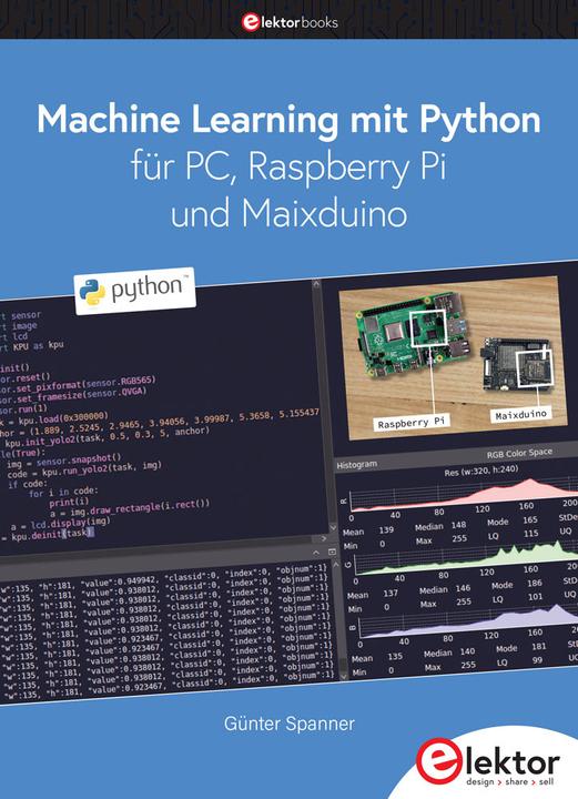 Image du produit Machine Learning mit Python für PC, Raspberry Pi und Maixduino (Allemand, Tendeur Günter, 2021)
