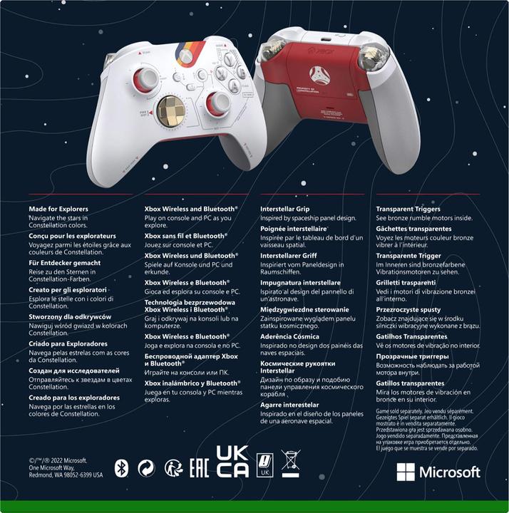 Produktbild Microsoft Xbox Wireless Controller - Starfield (Special Edition) (Xbox One S, Xbox Series S, PC, Xbox Series X, Xbox One X)